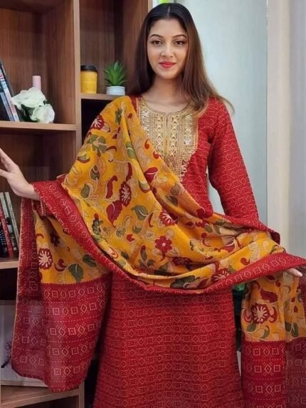 পিউর কটনের থ্রি পিছ
